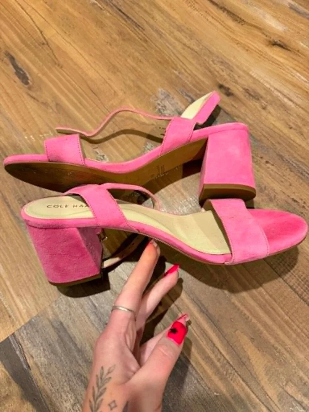 Cole Haan Pink Heels Size 9